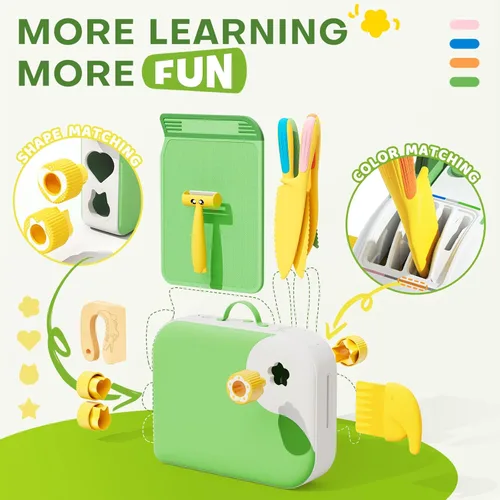 Miniatura 3 de Juego de Cocina para Niños Pequeños con Caja de Almacenamiento - Juego de Cocina para Niños, Material PP Seguro, Herramientas de Cocina Montessori