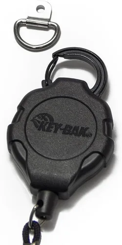 Miniatura 3 de Key-BAK MIC-BAK - Correa retráctil para radio CB, cable de Kevlar de 36 pulgadas, lazo de fijación de nailon de 8 pulgadas, montaje de anillo en D