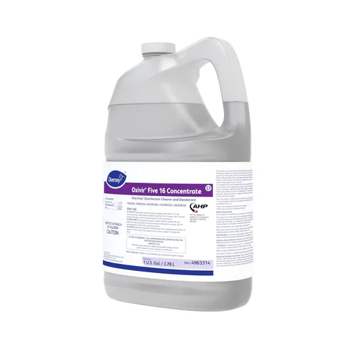 Miniatura 4 de Oxivir Diversey 4963314 Five 16 Limpiador líquido desinfectante de fuerza hospitalaria de un solo paso, peróxido de hidrógeno acelerado