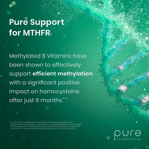Miniatura 6 de Pure Therapro Rx Vitaminas B metiladas para hombres y mujeres, fabricadas en Estados Unidos, suministro de 2 meses Vitaminas activas del complejo
