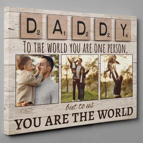 Miniatura 8 de Lienzo decorativo para pared personalizado para mamá, foto personalizada, idea de regalo del día de la madre Nombre y foto personalizados
