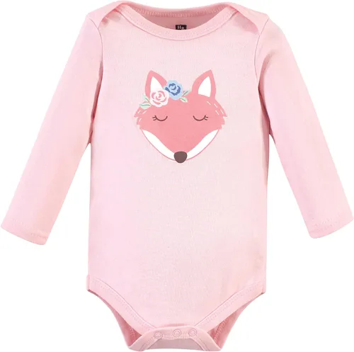 Miniatura 3 de Hudson Baby baby-girls Cotton Long-sleeve Bodysuits