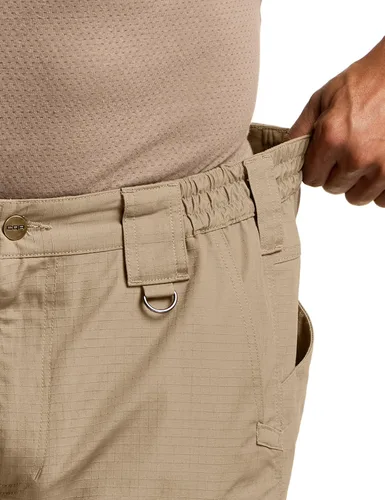 Miniatura 5 de CQR Pantalones tácticos para hombre, resistentes al agua, pantalones cargo Ripstop, ligeros EDC trabajo, senderismo, ropa para exteriores