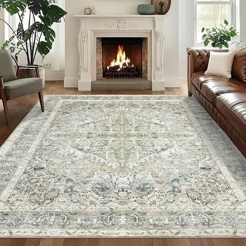 Miniatura 12 de Alfombra de Pasillo Lavable 3x10: Corredores Largos Antideslizantes para Pasillo - Alfombra Ultradelgada para Piso Interior para Cocina Entrada