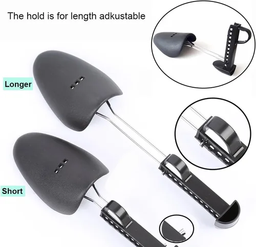 Miniatura 5 de ECHODONE 5 pares prácticos de longitud ajustable para hombre, zapato, árbol, zapato, soporte moldeador