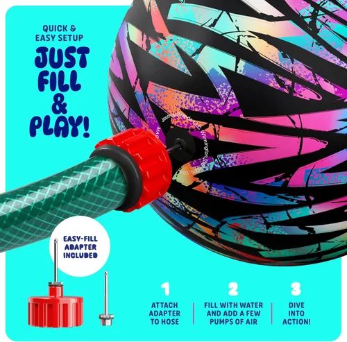 Miniatura 5 de HydroSport Pelota de inmersión – Juguetes de piscina – Juegos de piscina para niños, adultos y familia – Pelotas de agua – Juguetes de agua