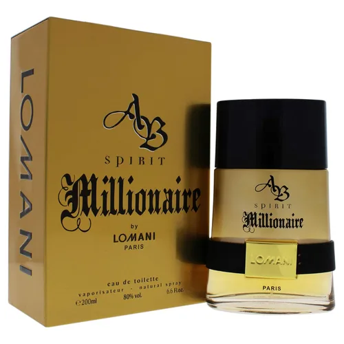 Miniatura 5 de Lomani Ab Spirit Millionaire por Lomani para Hombre - 6.6 onzas EDT Atomizador, Marrón
