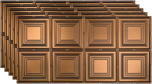Miniatura 25 de FASÄDE Panel de techo decorativo de vinilo para retrato en blanco mate (muestra de 12 x 12 pulgadas)