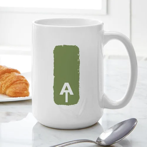 Miniatura 3 de CafePress Appalachian Trail - Taza de café de cerámica (15.0 fl oz)