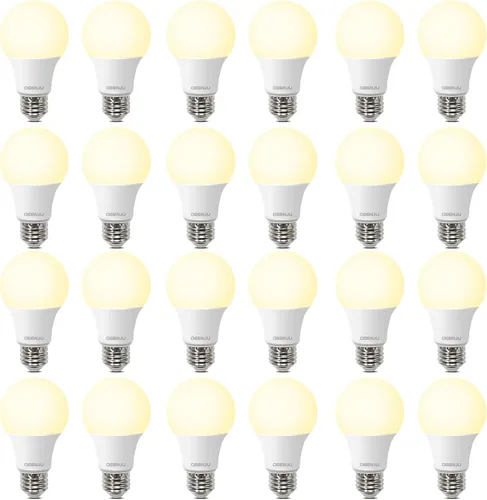 Miniatura 15 de Bombillas LED A19 DEGNJU, equivalentes a 100 vatios, luz diurna de 5000 K, 1500 lúmenes, base estándar E26, no regulables, bombillas LED de 13 W