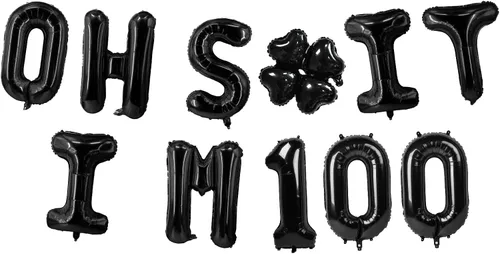 Miniatura 74 de Globos de látex de 16 pulgadas con texto en inglés "Oh I'm 14" Black Hallo Fourteen Cheers to 14 Years Old Theme Decor for Man Woman Happy 14th
