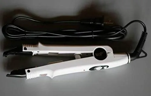 Miniatura 6 de JR611-White-A Set" - Herramienta de termostato de extensión de cabello de fusión PTC sin rastro, alicates de calefacción, conector de hierro