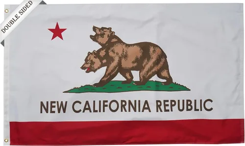 Miniatura 16 de SYII Bandera del estado de Alabama de 3 x 5 pies, banderas de 3 capas de doble cara del estado de Delaware con 2 ojales de latón y cabecera de lona