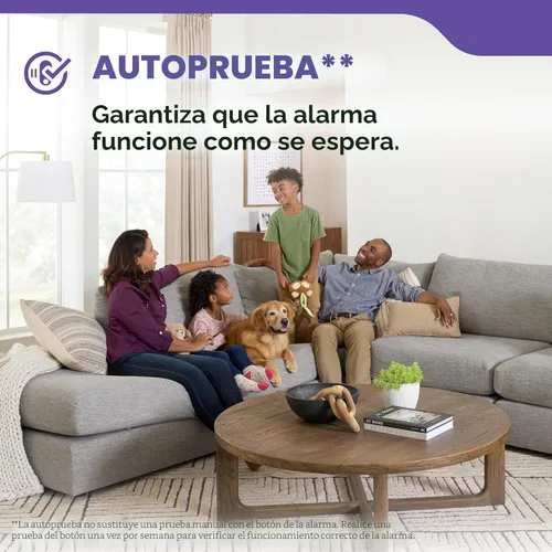 Miniatura 5 de Kidde Detector de humo y monóxido de carbono, funciona con batería de 10 años, indicadores de luz de advertencia LED, 30CUD10
