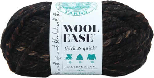 Miniatura 143 de Lion Brand Yarn - Ovillo de lana Wool-Ease Thick & Quick color fuerza aérea