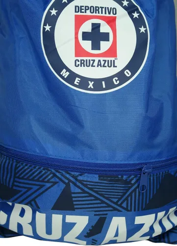 Miniatura 4 de Icon Sports Cruz Azul - Bolsa oficial con cordón para gimnasio y fútbol, Azul, Cruz Azul