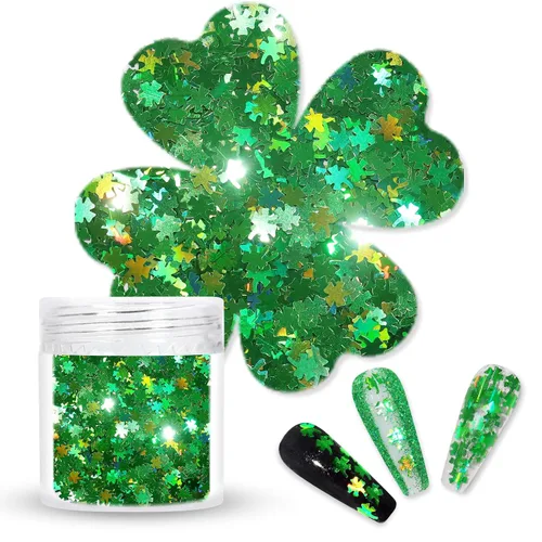 Miniatura 10 de Laza Estrellas de 0.35 oz con purpurina de confeti brillante holográfico micro cinco ángulos estrella falsas lentejuelas acrílico paillettes