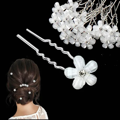 40 horquillas para el pelo de boda para novia, BetterJonny con diamantes de imitación, pasadores en forma de U, para boda, graduación, novia, dama