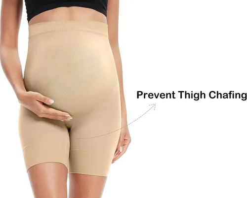 Miniatura 4 de XNHAN Secret Fit Shaper Panty - Faja moldeadora de maternidad sin costuras para vestido, soporte para el vientre, evita rozaduras en los muslos
