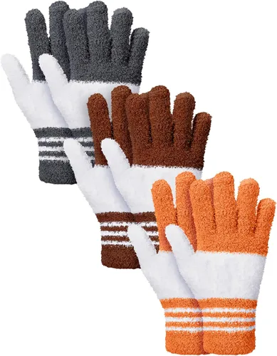 Miniatura 31 de Patelai 12 pares de guantes de microfibra para limpiar plantas de interior, persianas, muebles, casa (colores surtidos, medianos)