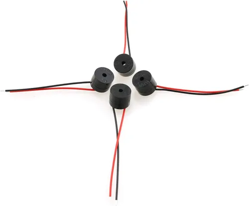 Miniatura 4 de E-outstanding Zumbador de alarma 4PCS DC 6-12V Zumbador activo con cable Mini conector tono Sonda altavoz alarma electrónica timbre zumbadores 85dB