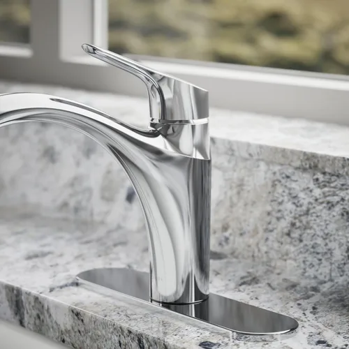 Miniatura 6 de KOHLER 30470-CP Rival - Grifo para fregadero de cocina con rociador lateral, mango único de arco alto, memoria de temperatura, resistente a