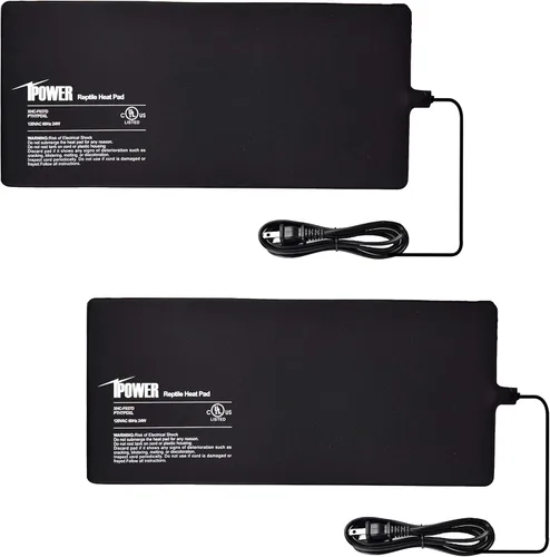 Miniatura 9 de iPower Almohadilla de calor para reptiles debajo del tanque, calentador de terrario para tortuga, lagarto, rana, serpiente, reptil y otros animales