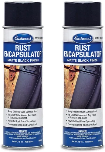 Miniatura 22 de Eastwood Spray para eliminar óxido con acabado mate texturizado Aerosol previene la corrosión del óxido, fórmula fortificada con epoxi y baja