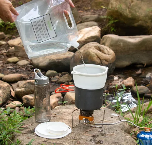 Miniatura 2 de miniwell Sistema de filtración - Filtro de campamento de agua con filtro reemplazable - para purificación de senderismo - Elimina cloro, sedimentos