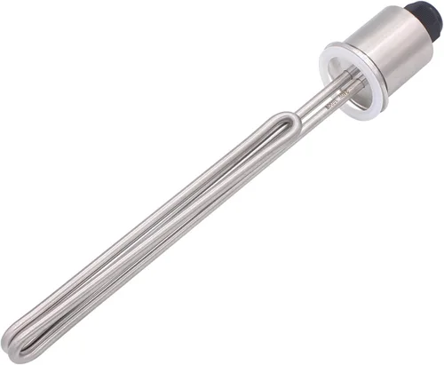 Miniatura 12 de DERNORD Calentador de agua eléctrico de 2 pulgadas (OD64) Tri-clamp 120V 1650W Foldback Elemento de calefacción con baja densidad de vatios