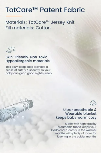 Miniatura 7 de TotAha Saco de dormir para bebés de 3 a 6 meses, paquete de 3, saco de dormir transpirable para bebé, niña, niño, manta portátil con cremallera Azul