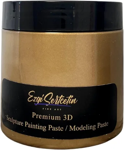 Pasta de pintura para esculturas 3D, pasta de textura, yeso decorativo, listo para usar, perlas metálicas únicas y colores neón, ideal para obras de