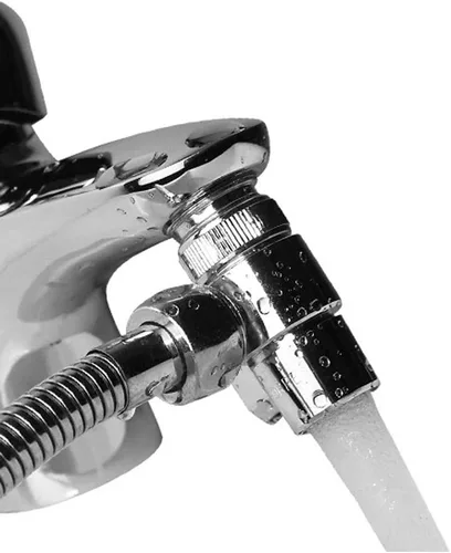 Miniatura 6 de Válvula desviadora del grifo del fregadero/adaptador a manguera de ducha de bidé con aireador para baño/grifo de cocina