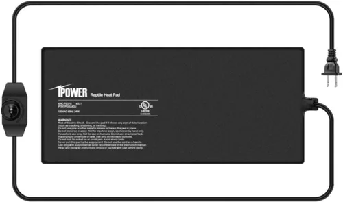 Miniatura 8 de iPower Almohadilla de calor para reptiles debajo del tanque, calentador de terrario para tortuga, lagarto, rana, serpiente, reptil y otros animales