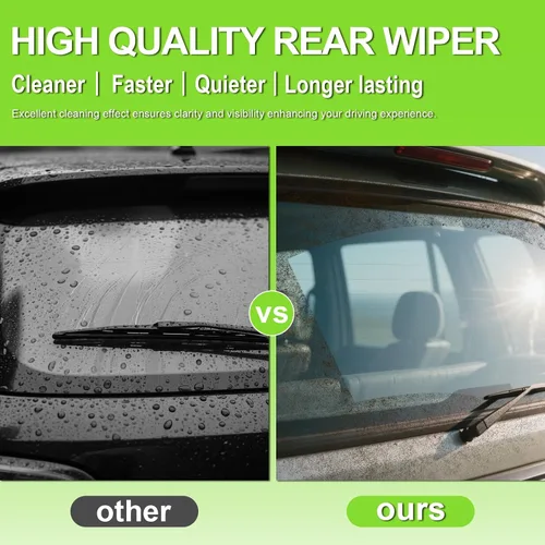Miniatura 4 de PARRATI® Repuesto del limpiaparabrisas trasero para Toyota RAV4 2013-2018, limpiaparabrisas trasero, silencioso y fácil de instalar (10 pulgadas)