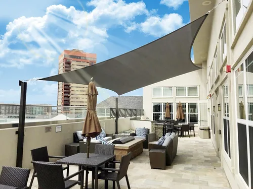 Miniatura 15 de Toldo tipo vela para patios, pérgolas, patios traseros, jardines y exteriores, rectangular, tela para sombra que bloquea los rayos ultravioleta, 6 x
