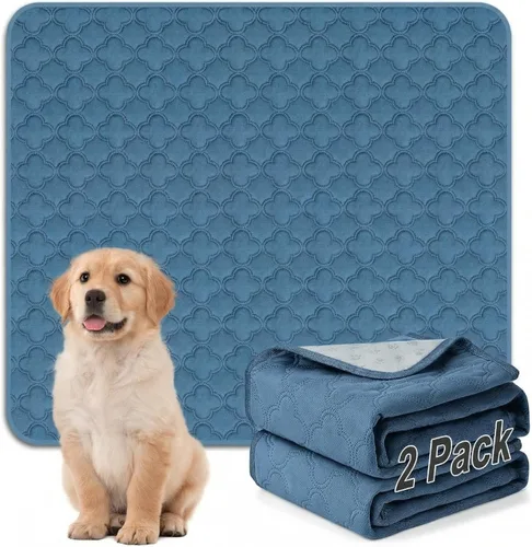 Miniatura 10 de FunFurry Forro lavable para jaula de conejillo de indias, paquete de 4 almohadillas reutilizables y lavables, ropa de cama impermeable
