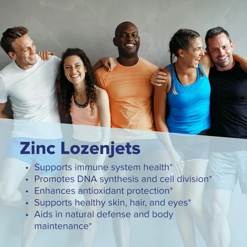 Miniatura 5 de Superior Source Zinc Lozenjets, Zinc (5 mg), Vitamina C (15 mg), tabletas microlingües de disolución rápida, 60 unidades, apoya la salud
