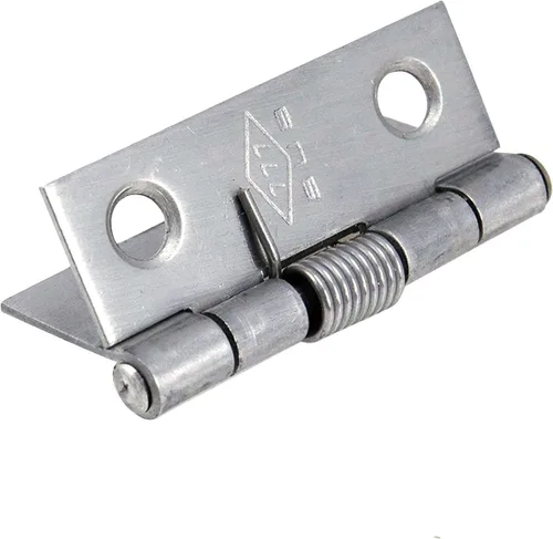 Miniatura 4 de MY MIRONEY Paquete de 10 bisagras de resorte de cierre automático de 1.5 pulgadas, bisagras de resorte con tornillos, accesorios de bricolaje