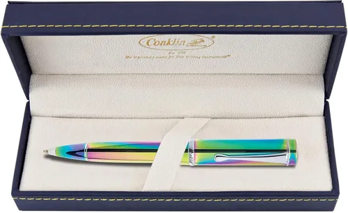 Miniatura 5 de Conklin Duragraph - Bolígrafo de punta fina PVD, edición especial, arco iris (CK71915)
