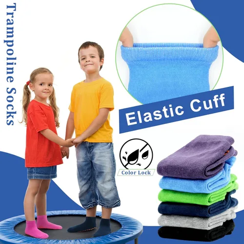 Miniatura 3 de HYCLES Calcetines Antideslizantes para Niños y Niñas Pequeños Calcetines de Agarre para Tobillo Calcetines Adhesivos Antideslizantes para Niños 6