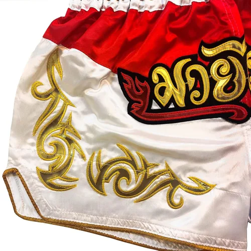 Miniatura 3 de FLKKY Muay Thai - Pantalones cortos de boxeo para hombres y mujeres de alta calidad para entrenamiento de artes marciales gimnasio boxeo pantalones