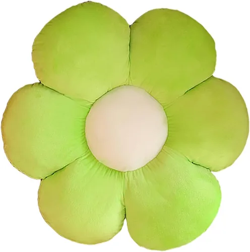 Miniatura 18 de lannery Almohada de felpa con flores, cojín de asiento para el suelo en forma de flor, juguete para leer, habitación, ver la televisión