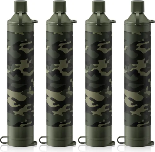 Miniatura 12 de Membrane Solutions Filtro de agua de paja S1, certificado NSF/ANSI 42 y 372 y 401, equipo portátil de filtración de supervivencia, preparación