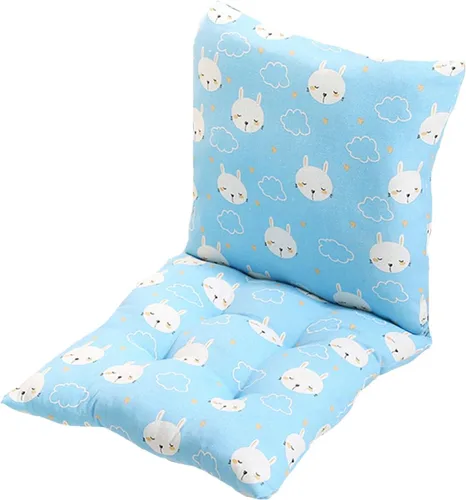 Miniatura 32 de Cojín para silla de respaldo alto, cojines y cojines de silla de alta calidad, cojín de respaldo y asiento con lazos para patio, jardín, oficina