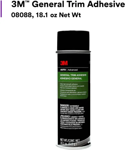 Miniatura 2 de 3M Adhesivo para Adornos Generales 08088, Alta Resistencia, Secado Transparente, Aerosol, 18.1 oz