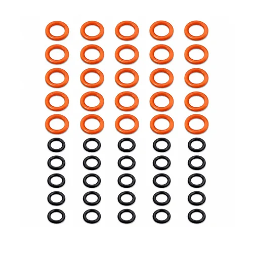 Kit de 50 juntas tóricas para hidrolimpiadora a presión, sellos de repuesto de goma NBR de 1/4 y 3/8 pulgadas para Karcher Sun Joe Ryobi Greenworks