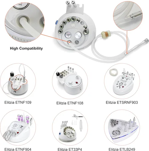 Miniatura 3 de Tubo de silicona de 39 pulgadas con tubo de filtro de papel, piezas de repuesto para equipos de vacío, máquina de belleza de microdermoabrasión