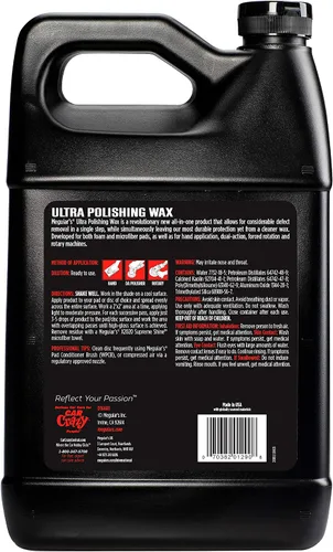 Miniatura 3 de Meguiar's - D16601 Ultra pulido cera 128. Onzas liquidas, 1 galón.