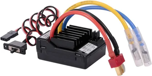 Miniatura 5 de GoolRC AX-D60A 60A impermeable cepillado ESC controlador electrónico de velocidad para 1/10 RC Car Off-Road Truck RC Boat RC Boat 2S LiPo 6-8S NiMh